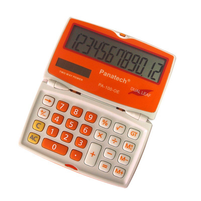 【包材商城 科迪能便携式折叠计算器PA-100-OE/退位按键 记忆内存】价格,厂家,图片,计算器,广州包材商城电子商务-