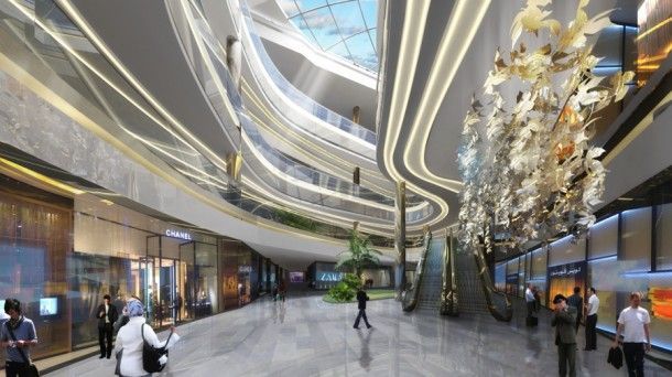 01_Parmis Shopping Mall_Interior Perspective